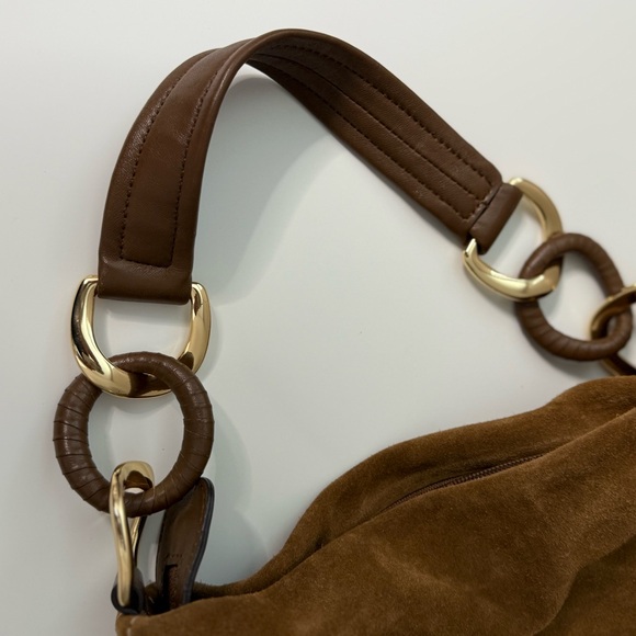 Michael Kors Suede Shoulder Bag - Picture 6 of 8